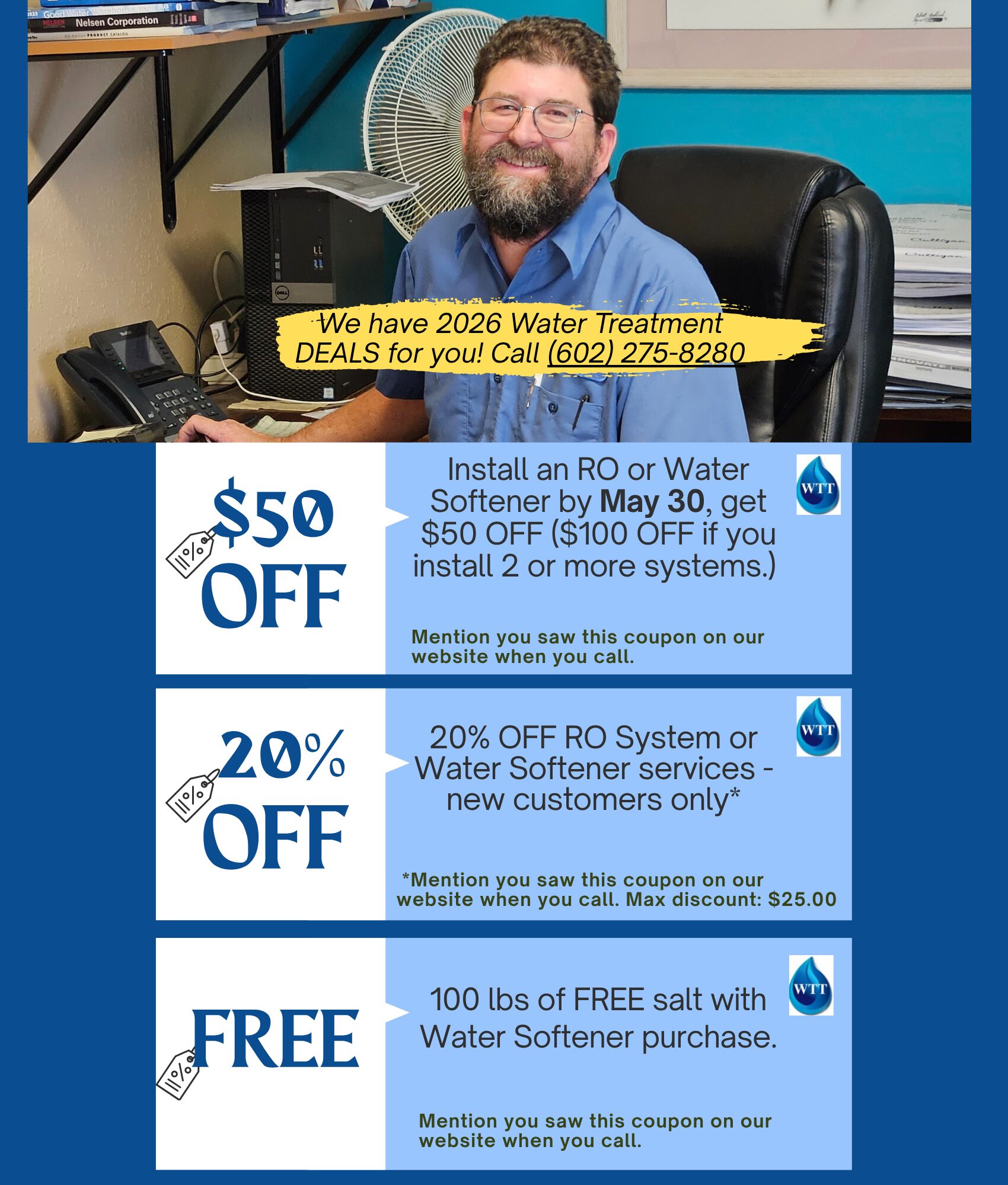 Water Treatment Technologies deals Phoenix Arizona