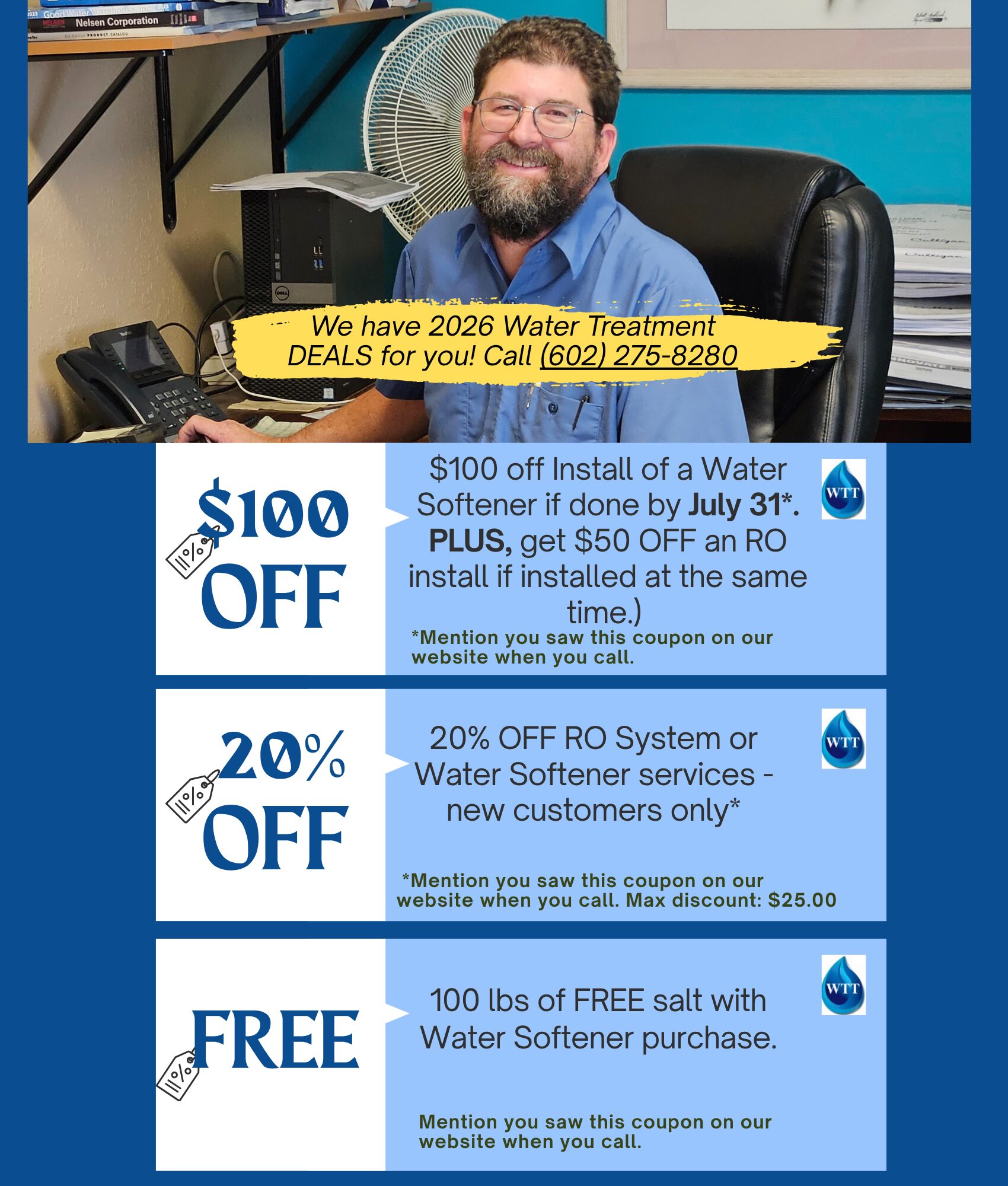 Water Treatment Technologies DEALS for Phoenix area